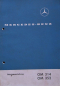 Preview: Mercedes-Benz OM 314 OM 352 Diesel 1969 Betriebsanleitung (0795)